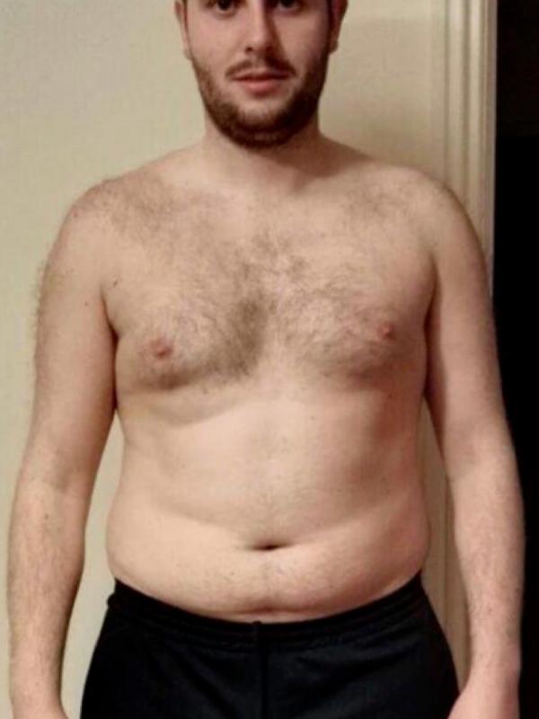 Michael before transformation with Sean Dwyer Coaching