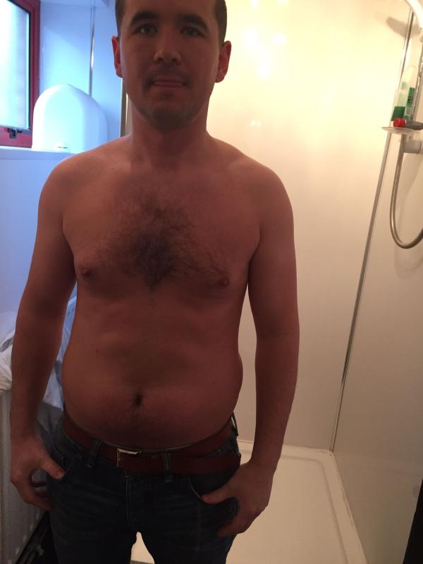 Mick before transformation with Sean Dwyer Coaching
