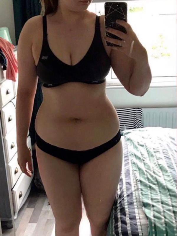 Rachel before transformation with Sean Dwyer Coaching